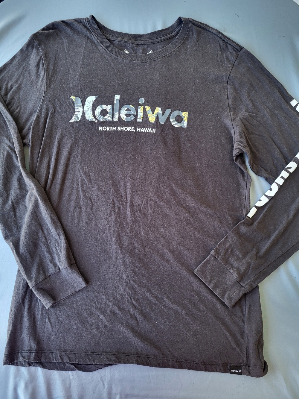 Hurley Black Aleiwa North Shore Long Sleeve Tee